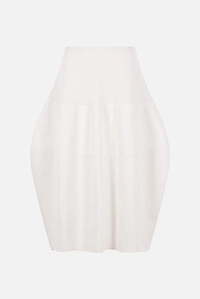 Melitta Baumeister Rounded Elastic-Waist Skirt