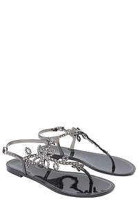 Menghi Embellished Thong Sandals
