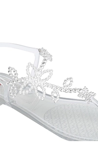 Menghi Embellished Thong Sandals