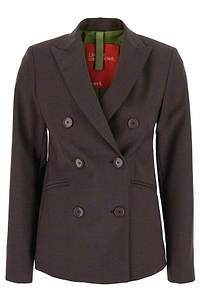 Merci Double-Breasted Tech Blazer