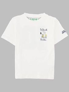 Mc2 Saint Barth Kids Snoopy Print T-Shirt