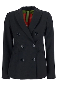 Merci Double-Breasted Tech Blazer