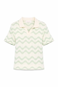 Mc2 Saint Barth Kids Striped Knitted Polo Shirt