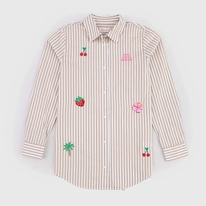 Mc2 Saint Barth Kids Striped Shirt