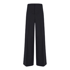 Merci Wide-Leg Pleated Trousers