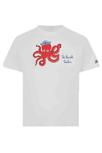 Mc2 Saint Barth Kids Graphic Printed Crewneck T-Shirt