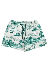 Mc2 Saint Barth Kids Graphic Printed Drawstring Swim Boxers