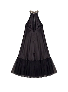 Yanis Embellished Halterneck Dress