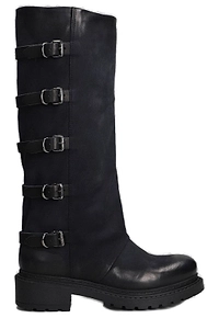 Metisse Buckled Biker Boots