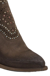 Metisse Embellished Ankle Boots