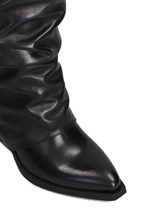 Metisse Slouchy Pointed-Toe Slip-On Boots