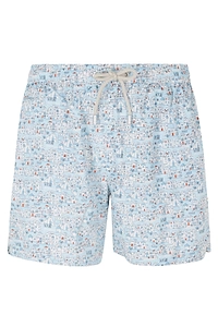 Mc2 Saint Barth Lighting Printed Swim Shorts