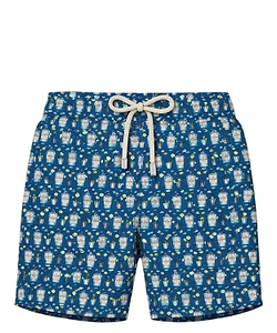 Mc2 Saint Barth Lighting Printed Swim Shorts