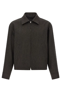 Mfpen Mail Striped Zip Jacket