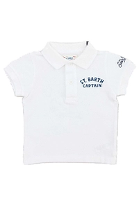 Mc2 Saint Barth Kids Logo Printed Polo Shirt