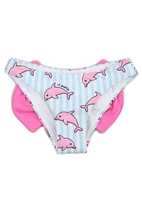 Madame Striped Bow Bikini Bottoms