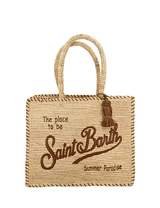 Mc2 Saint Barth Vanity Logo Embroidered Shoulder Bag