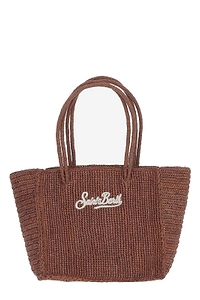 Logo-Embroidered Woven Tote Bag