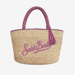Marcy Logo Embroidered Tassel Handbag