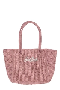 Logo-Embroidered Woven Tote Bag