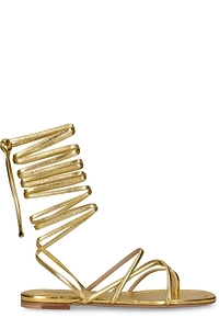 Michael Kors Collection Lace-Up Flat Sandals