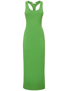 Michael Kors Collection Racerback Long Knitted Dress
