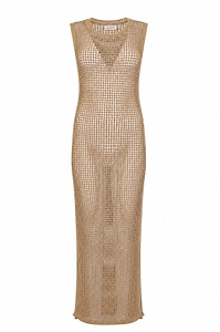 Eileen Long Crochet Dress