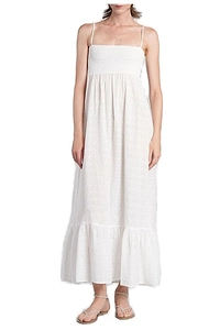 Mc2 Saint Barth Square Neck Midi Dress