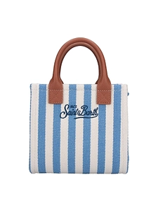 Mc2 Saint Barth Vanity Striped Mini Tote Bag