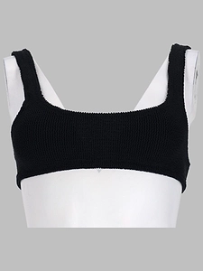 Mc2 Saint Barth Textured Bikini Top