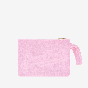 Mc2 Saint Barth Terry Logo Wristlet Bag