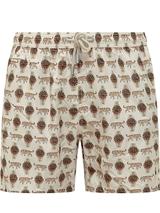 Tiger Print Swim Shorts