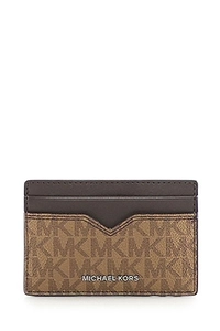 Michael Kors Hudson Logo-Jacquard Card Holder