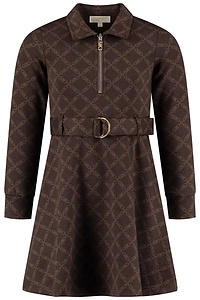 Michael Kors Kids Half-Zip Flared Dress