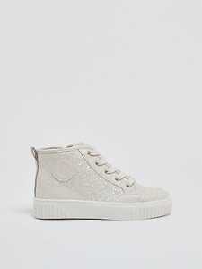 Glitter High-Top Sneakers
