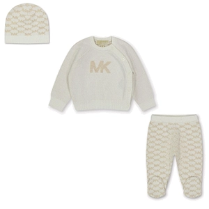 Michael Kors Kids Logo Embroidered Knitted Trousers Set