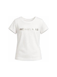 Michael Kors Kids Logo Printed Crewneck T-Shirt