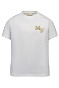 Michael Kors Kids Logo-Embellished Crewneck T-Shirt