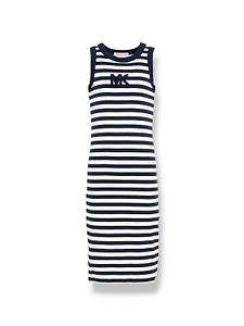 Michael Kors Kids Striped Sleeveless Dress