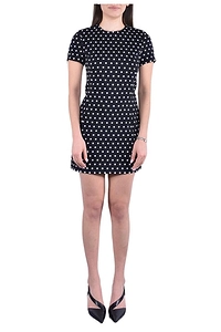 Michael Kors Polka Dot Printed Mini Dress