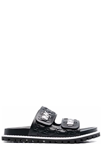 Stark Logo Strap Flat Sandals