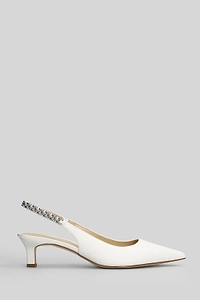 Michael Michael Kors Chain-Embellished Pointed Toe Pumps