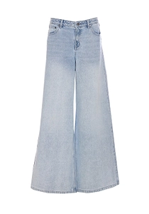 Denim Wide-Leg Jeans