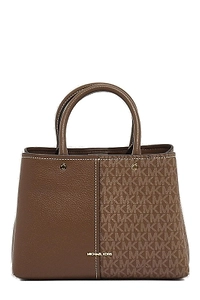Michael Michael Kors Flora Medium Signature Logo Satchel Bag