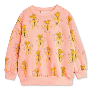 Floral Printed Crewneck Sweatshirt