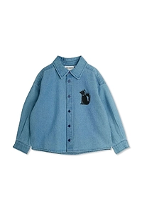 Mini Rodini Long-Sleeved Denim Shirt
