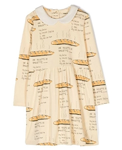 Mini Rodini Printed Peter Pan Collar Dress