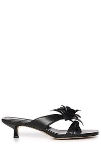 Michael Michael Kors Floral Strap Heeled Sandals