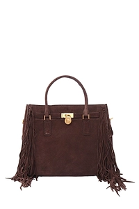 Michael Michael Kors Hamilton Moderne Large Fringed Satchel Bag