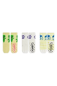 Mini Rodini The Milky Way 3-Pack Anti-Slip Socks